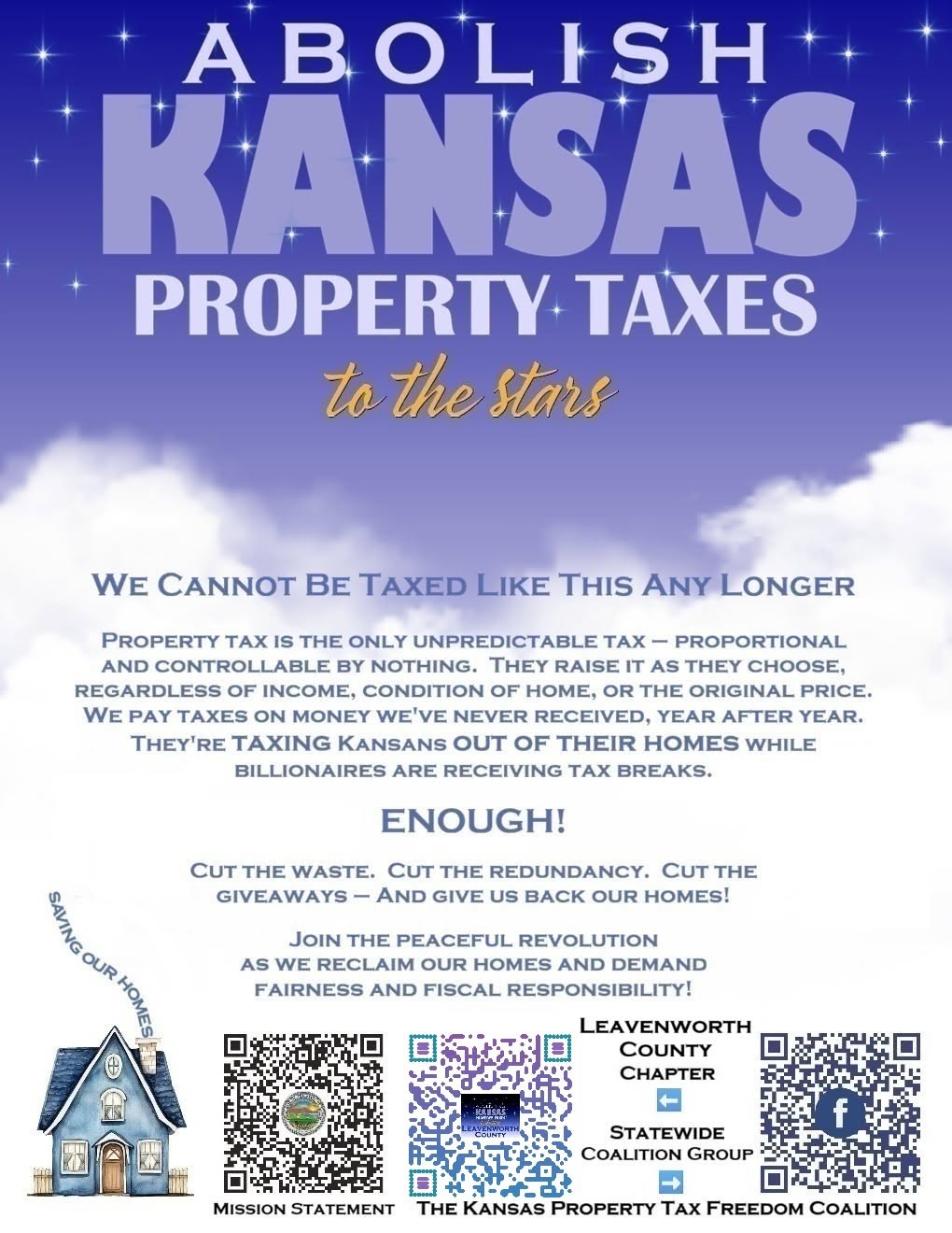 Leavenworth County chapter flyer &mdash; click to view full size